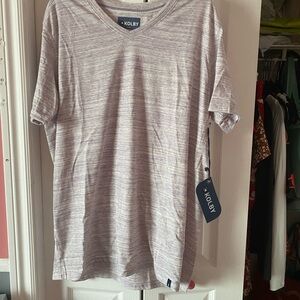 Stripped lilac shirt